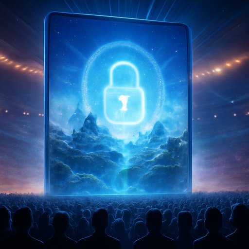 x5 encrypted lock on screen