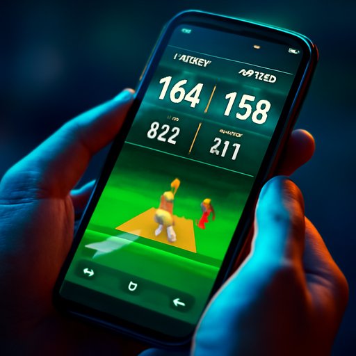 x5 cricket scoreboard closeup